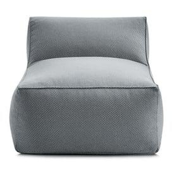 Chauffeuse 1 place sans accoudoir pour canapé de jardin modulable RIVIERA tissu chiné