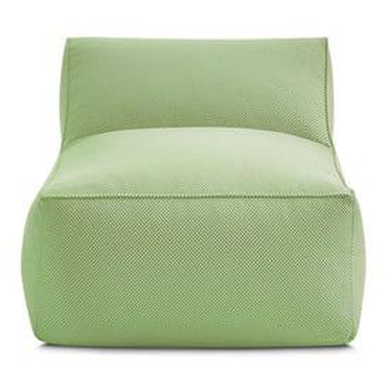 Chauffeuse 1 place sans accoudoir pour canapé de jardin modulable RIVIERA tissu chiné