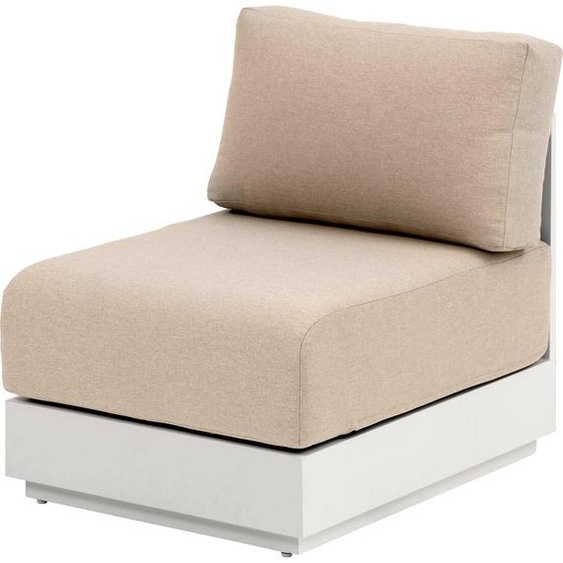 Chauffeuse de jardin ALLURE Avoine Aluminium traité époxy, Polyester Hespéride