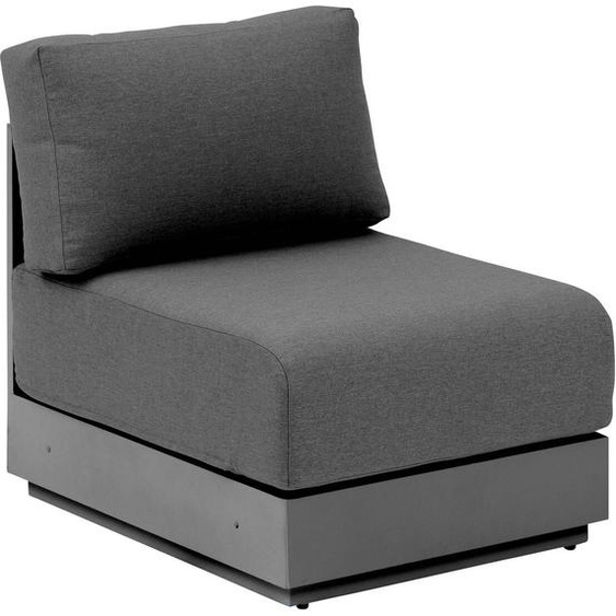Chauffeuse de jardin ALLURE Graphite Aluminium traité époxy, Polyester Hespéride