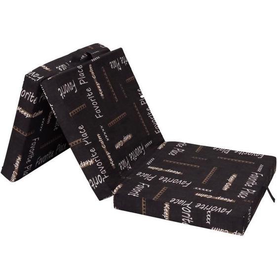 Chauffeuse pliante - SAMBA - Multi-position - Motif - 190 x 70 x 9 cm