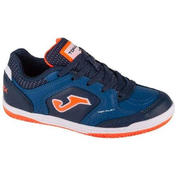 Chaussures De Foot En Salle Top Flex Bleu Marine / Orange