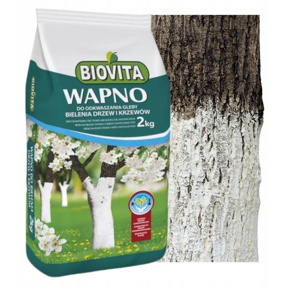 Chaux pour arbres 2 l - Haute qualité - Nutritif - Pour jardin et balcon - Chaux pour blanchir - Blanchiment des arbres
