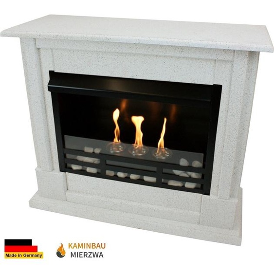Cheminée à gel Cheminée à léthanol Modèle Emily Premium Royal Granit clair