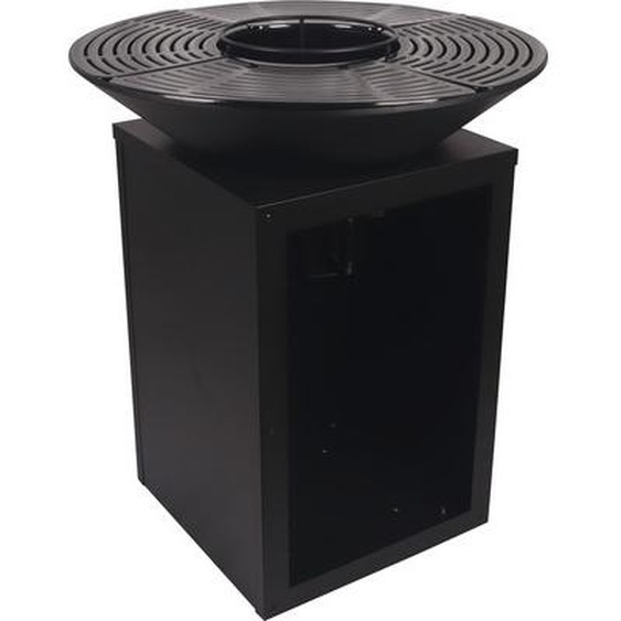 Cheminée à griller SenS-Line garden furniture acier émaillé noir Grille acier émaillé incl. grille, bac à cendres