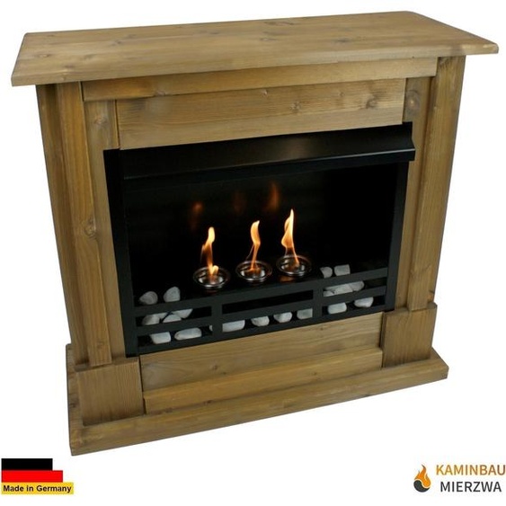Cheminée à léthanol et au gel modèle Rafael Premium chêne