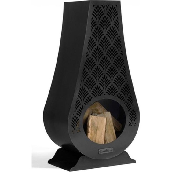 Cheminée dextérieur en acier ANKARA 50x33x108cm