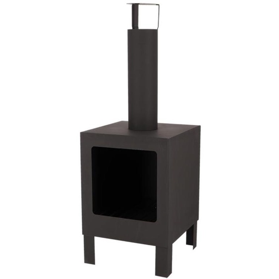 Cheminée dextérieur - Noir - L 38,1 x P 38 x H 104,5 cm