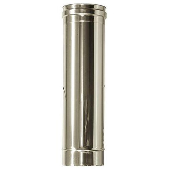 Cheminee double paroi isole inox dn 150/200 l 0,5 mt