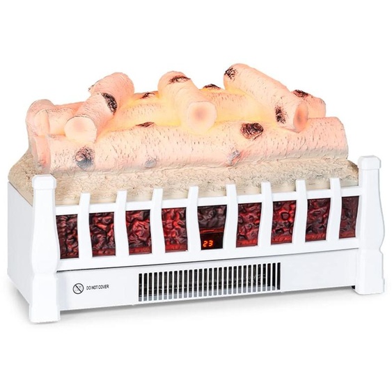 Cheminée électrique avec flammes LED, 1800 W, télécommande