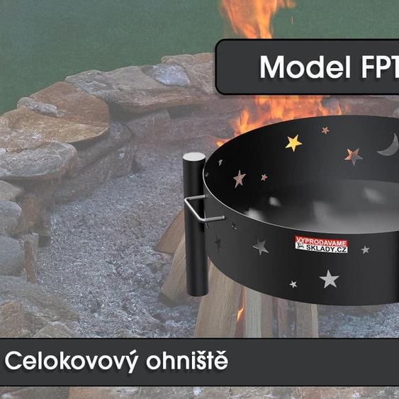 Cheminée tout métal FPT01, diamètre 60 cm