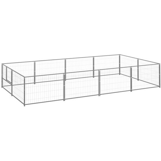 Chenil Argenté 8 m² Acier