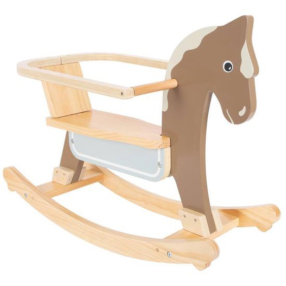 Cheval À Bascule Avec Siège Marron