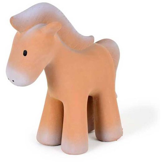 Cheval En Caoutchouc Naturel Beige