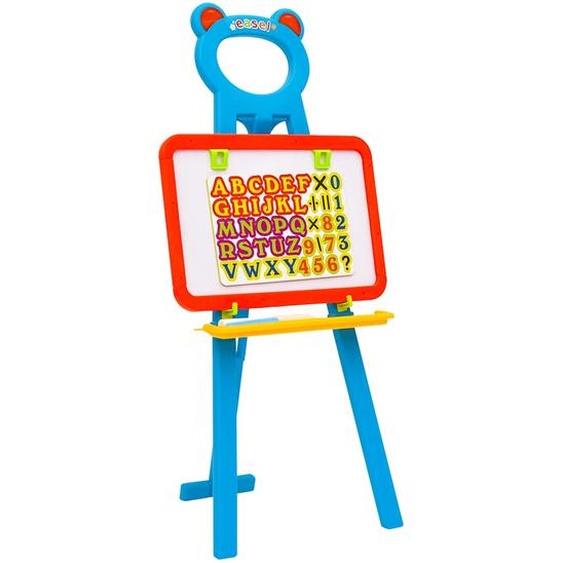 Chevalet 2 en 1 pour enfants avec tableau noir et tableau blanc