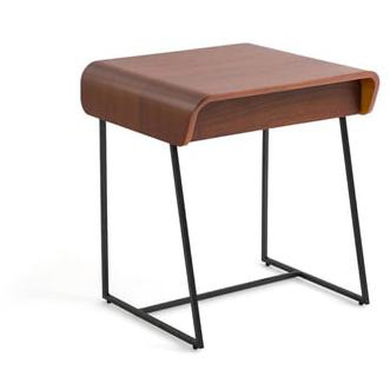 Chevet 1 tiroir noyer,Bardi design E. Gallina