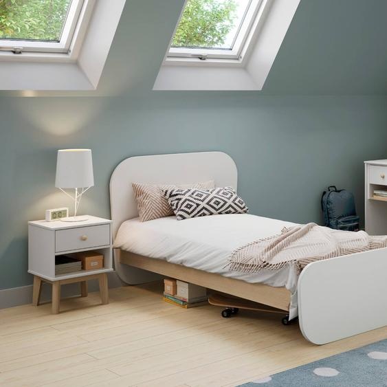 Chevet Enfant 1 Tiroir - Gamme Simon Blanc