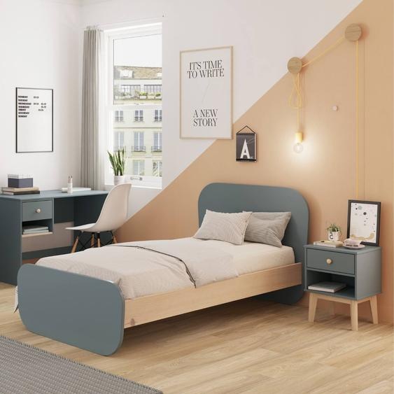 Chevet Enfant 1 Tiroir - Gamme Simon Vert Kaki