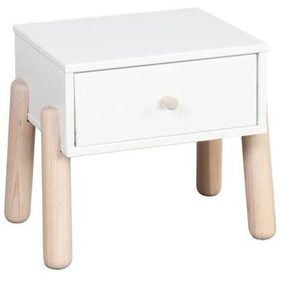 Chevet enfant Gabby   Blanc et bois