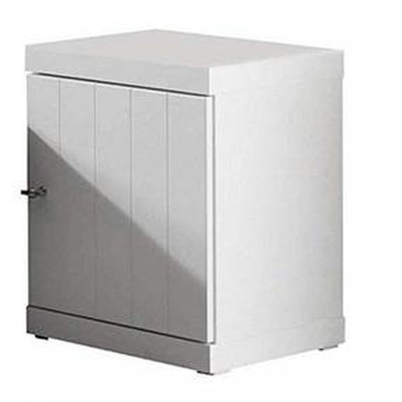Chevet Swithome Robin Blanc - Vipack - Table de chevet avec 2 compartiments - MDF