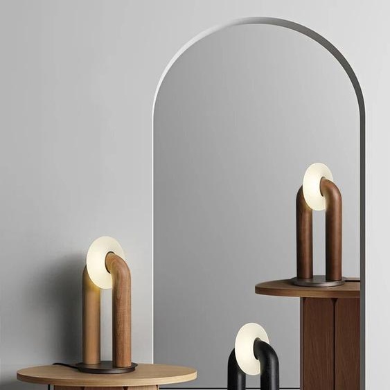 Chi Light Supplier Lampes de table en bois massif vintage à intensité variable avec commande tactile, éclairage LED, chambre à coucher, salon, chevet, bureau détude, décoration intérieure