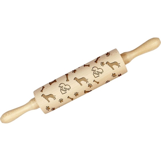 Chien courant du Jura, chien courant suisse, Jura Hound - rouleau à pâtisserie avec chien, décoration de biscuits à laide dun rouleau à pâtisserie, cadeau pour le céramiste de la marque Art-Dog