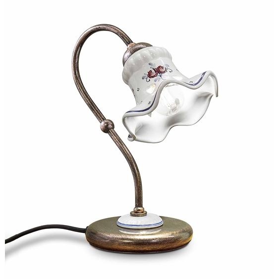 Chieti Classic Lamp Metal And Ceramic Black Shaded Copper 1 Light E14
