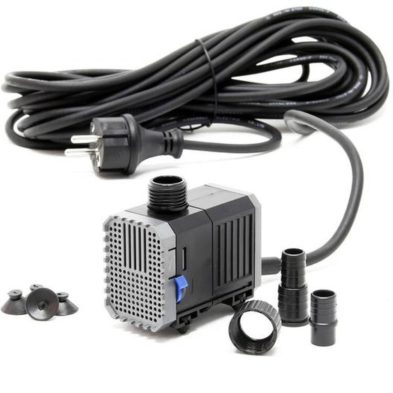 Sunsun - CHJ-500-10 Pompe de Bassin 500l/h 7W, comme filtre ou pompe de cours deau, Longeur Câble 10m