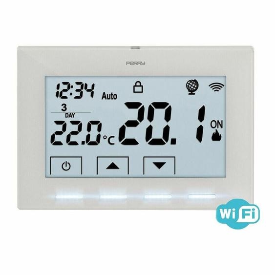 Chronothermostat Wifi Perry Cr029 Contrôle Intelligent Du Chauffage à Distance - Perry