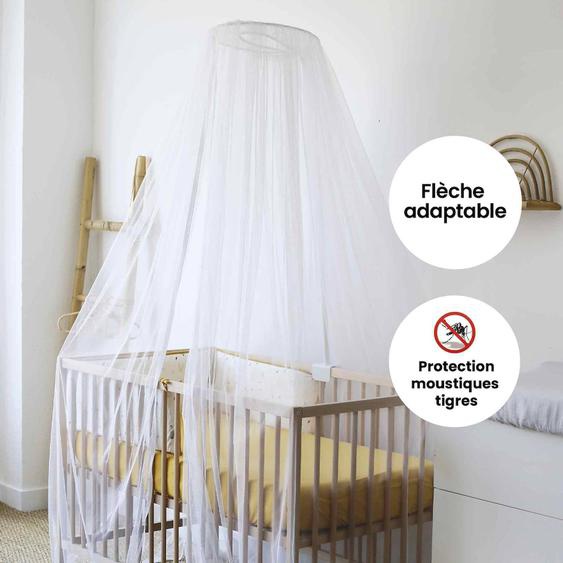 Ciel De Lit Avec Flèche Blanc
