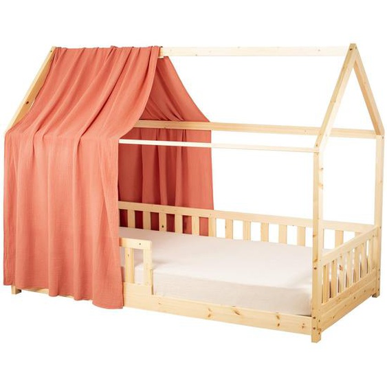Ciel De Lit Cabane En Gaze De Coton Solo 330 Cm Terracotta