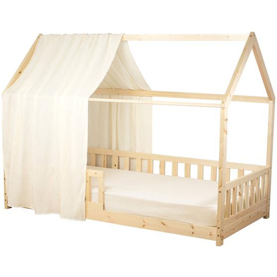 Ciel De Lit Cabane En Gaze De Coton Solo 360 Cm Écru