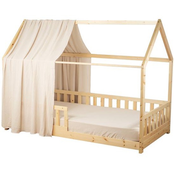 Ciel De Lit Cabane En Gaze De Coton Solo 390 Cm Beige