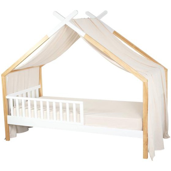 Ciel De Lit Cabane Toile En Gaze De Coton Jeanne Beige