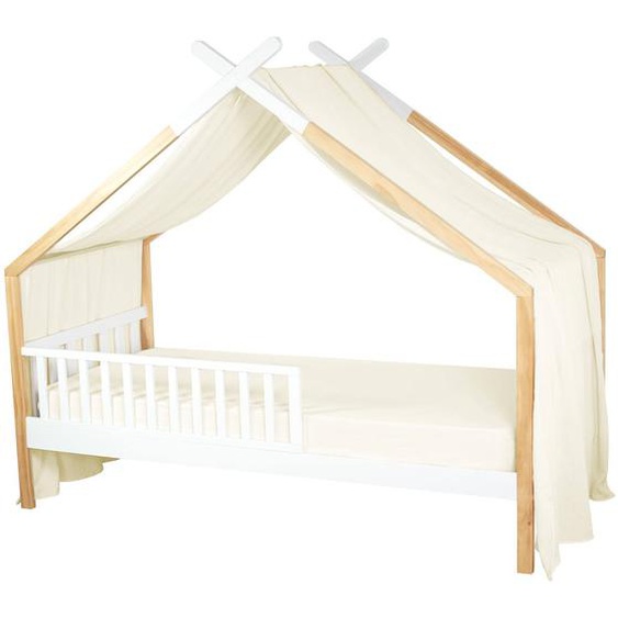 Ciel De Lit Cabane Toile En Gaze De Coton Jeanne Écru
