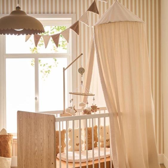 Ciel de lit Sherpa écru