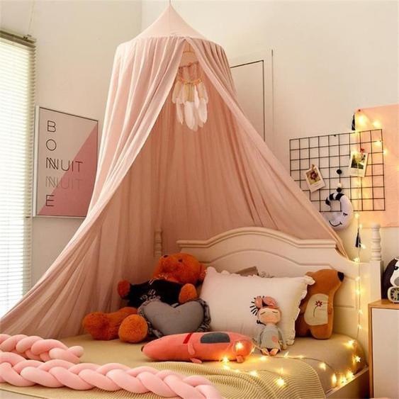 Ciels de Lit Enfants pour Fille et Garcon, Ciel de lit Bébé Tente Lit Princesse Maison de Jeux,Baldaquin Moustiquaire