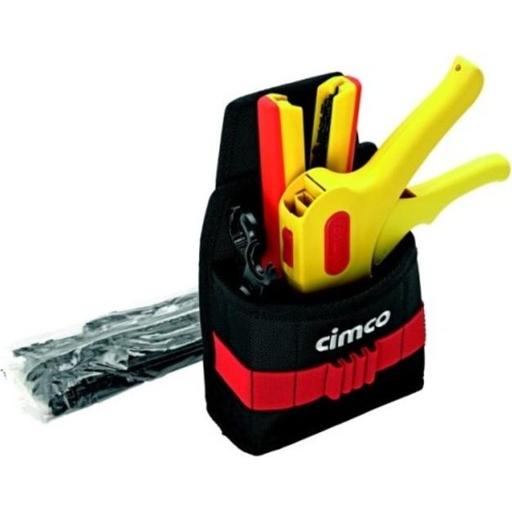 Cimco Gürteltasche Solar inkl. 4 Tlg 170477 Electrical contractor, Trades person Tool bumbag (+ tools) 5-piece