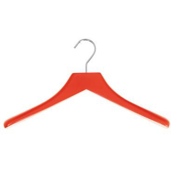 Cintre 0112 - Corail - Crochet chrome rutilant