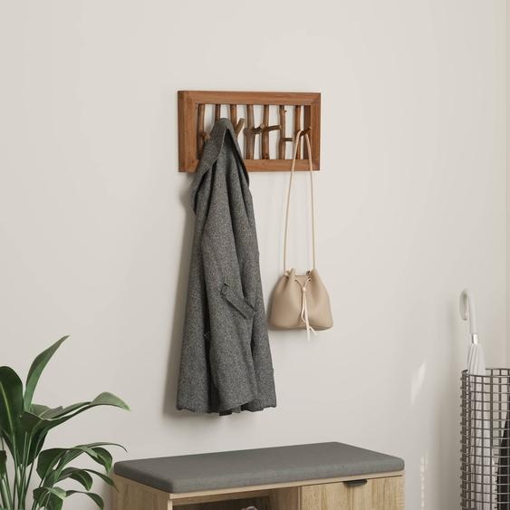 Cintre Marron 50 x 11 x 25 cm Bois de Mahogany Massif