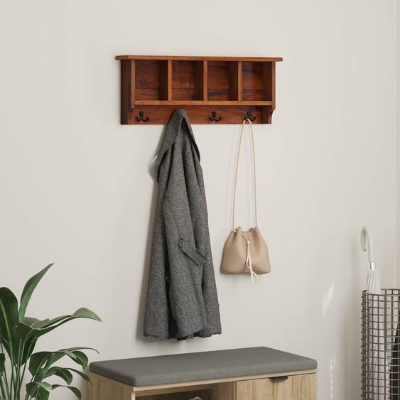 Cintre Marron 70 x 11 x 27 cm Bois de Mahogany Massif