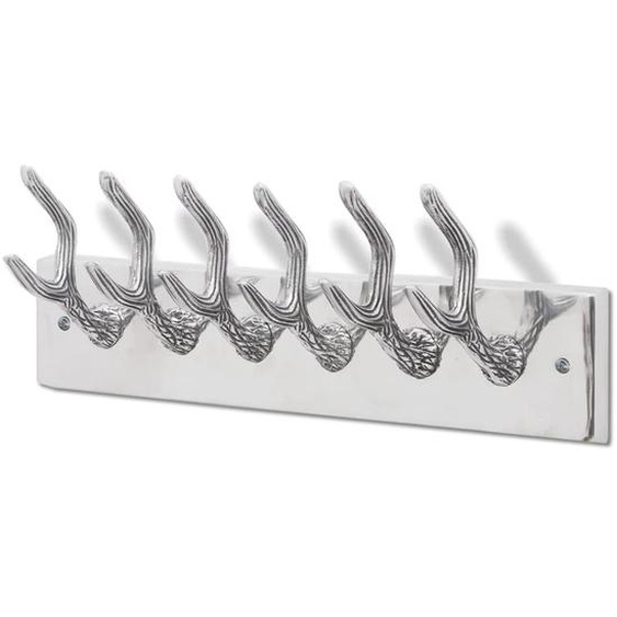 Cintre/portemanteau en aluminium Argent