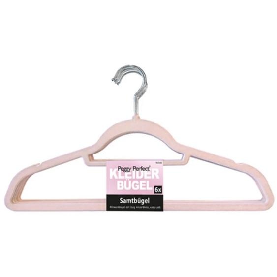 Cintre Velours avec barre, pack de 6