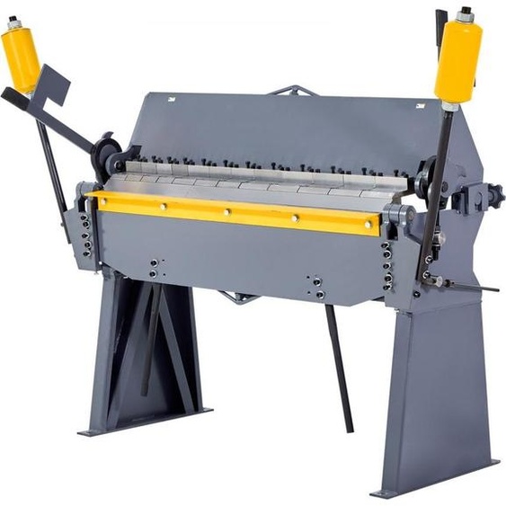 Cintreuse 1220 mm - Banc déquarrissage pour acier doux de 2,5 mm - réglable de 0 à 135 degrés - Cintreuse de précision à 8 doigts - Plieuse de tôle & cintreuse pivotante