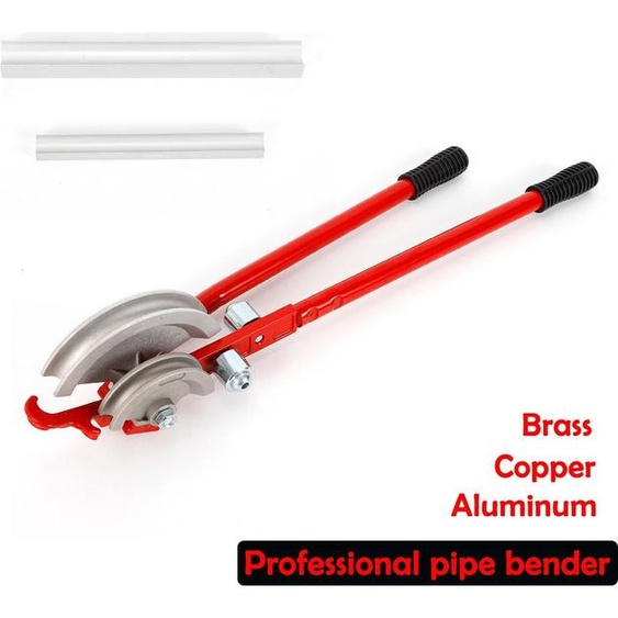 Cintreuse de tubes, matériau en aluminium et en fer,manuelle, compatibilité 15mm et 22mm, angle de cintrage 90°, taille compacte