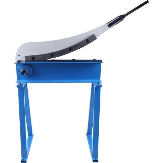Cisaille guillotine pour tôle, levier manuel 500 mm (20), bleu