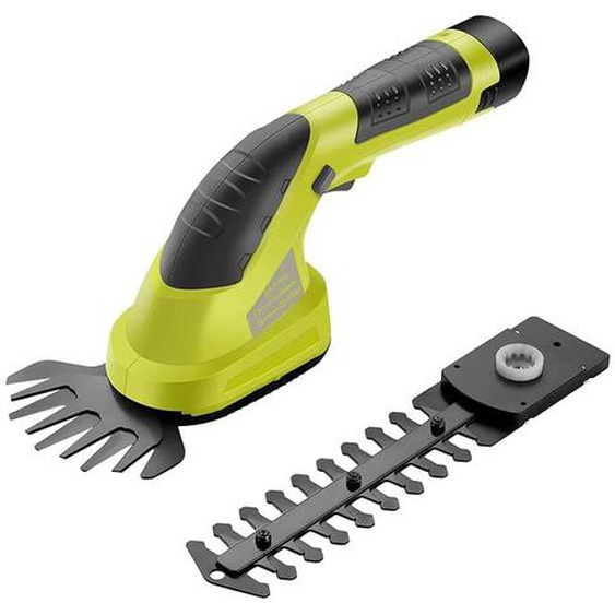 Dewinner - Cisailles à Gazon, Légère Tondeuse à Gazon Manche avec Batterie 7.2V 1500mAh Rouge