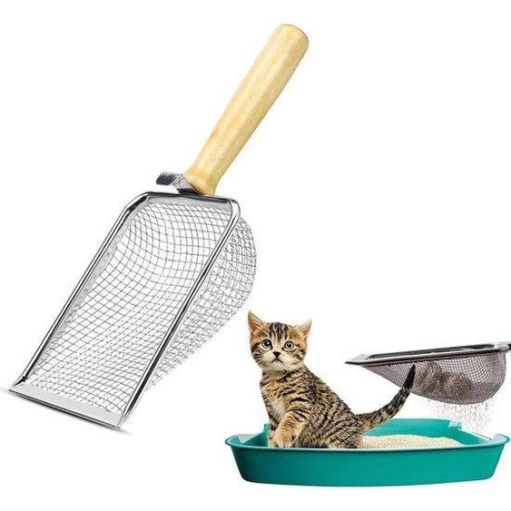 Ciseaux à chat avec lame en acier inoxydable et manche en bois, équipés de lames métalliques de 5 mm - Ciseaux à chat résistants pour les écailles de chat