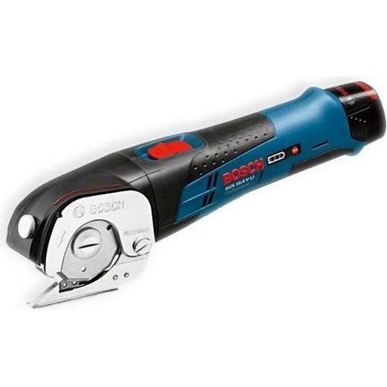 Ciseaux Universels sans Fil BOSCH GUS 10,8 V-LI , Lame Auto-Affûtante , Capacité de Coupe 150m/Ah , Batterie