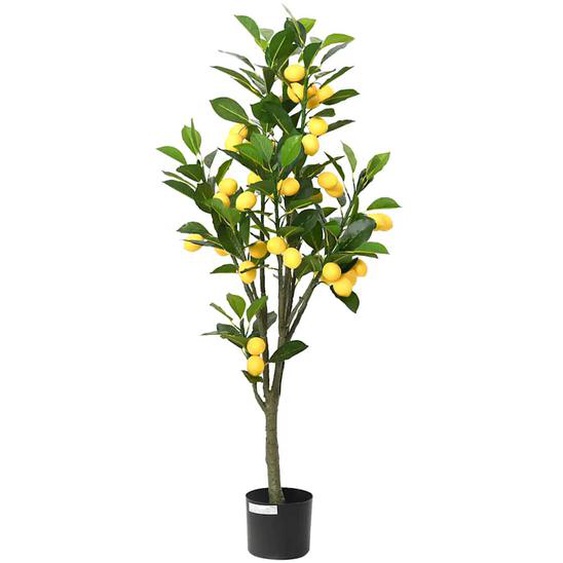 Citronnier artificiel 136 feuilles 120 cm vert